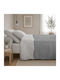 To megalo pazari Double Grey-Ecru Coverlet 200x220cm