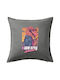 Koupakoupa Sofa Cushion Vice City Leonida 100% Cotton Grey 50x50cm