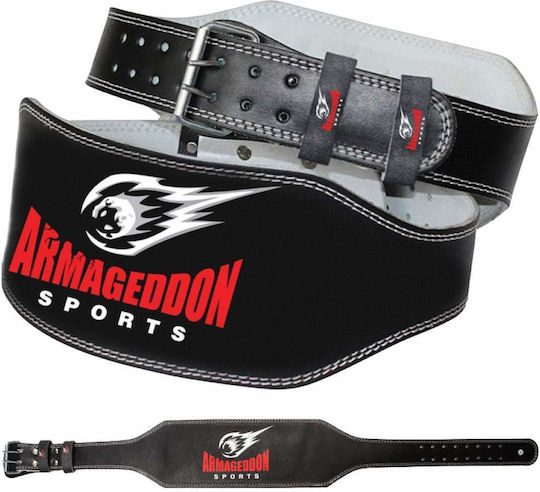 Фитнес колан Armageddon Sports кожа 15 см ширина