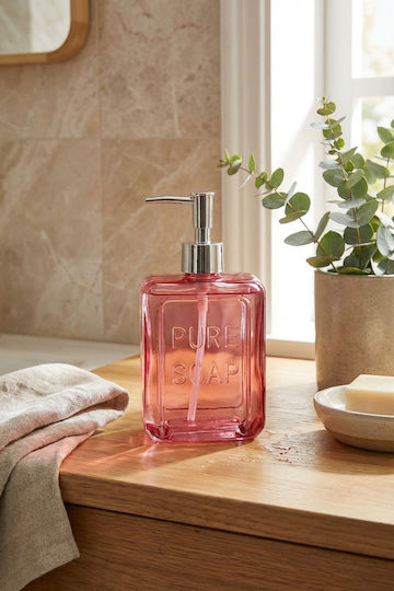 SteweHome Spender Küche Glas Rosa 500ml