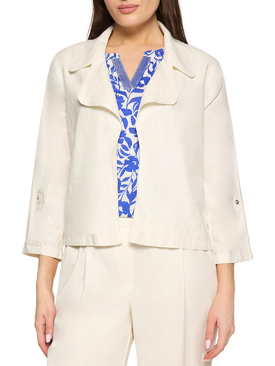 Betty Barclay Kurzes Damenjacke für Winter Offwhite