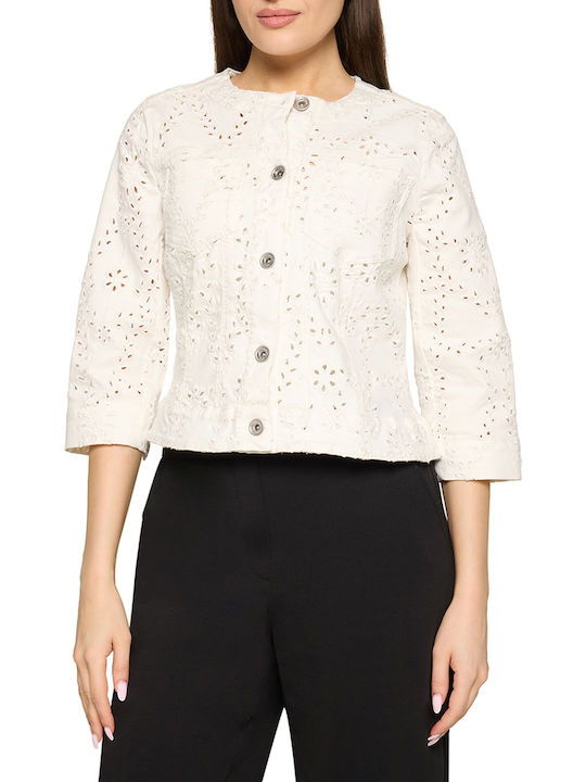 Betty Barclay Дамско яке за зима Offwhite