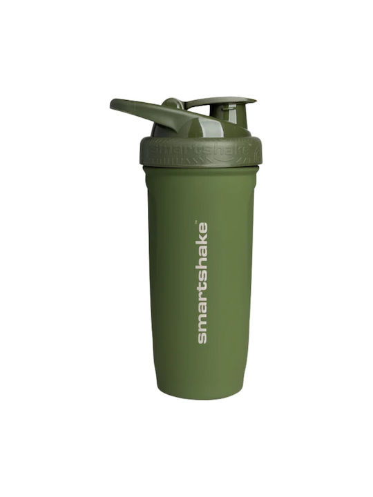 SmartShake Smart Reforce Protein Shaker 900ml Stainless Steel Grey