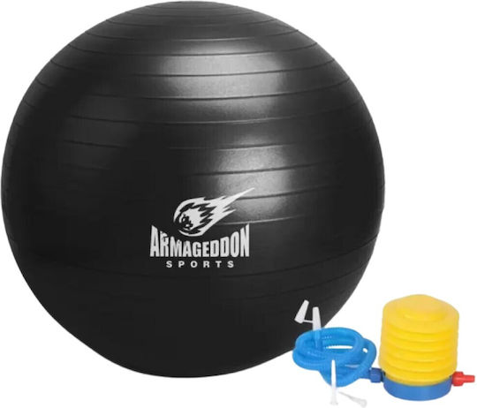 Armageddon Sports Топка Пилатес в Черен Цвят