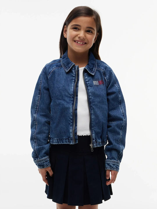 Kids Denim Jacket Denim Blue