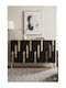 Wooden Sideboard Brown 120x30x75cm