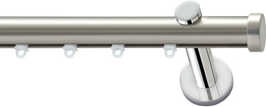 Viometale Galaxy Gilda One-Way Railway Metallic In Silver Colour 300cm 22.07.300.P7