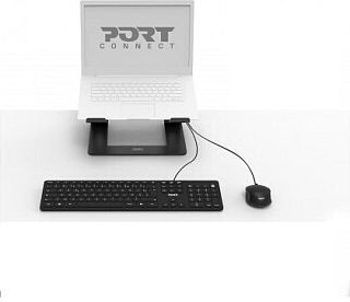 Port Designs Wired Mouse Black