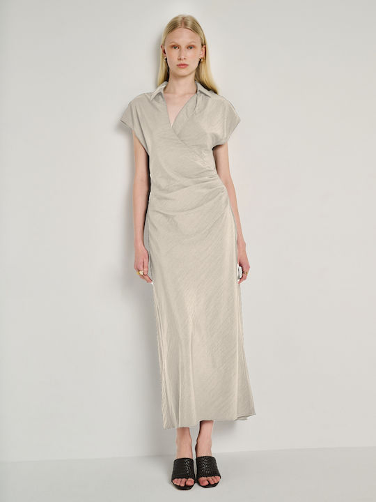 Staff Sommer Maxi Damenkleid Grau