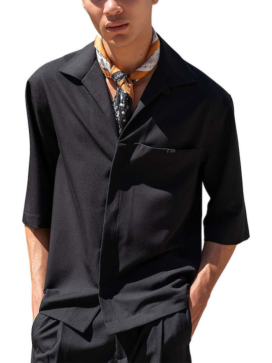 Vittorio Artist 300 Μακρυμάνικo Overshirt Black...