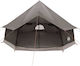 vidaXL Σκηνή Camping Teepee Γκρι 4 Εποχών 400x4...