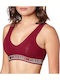 Calvin Klein Bralette Bra Burgundy