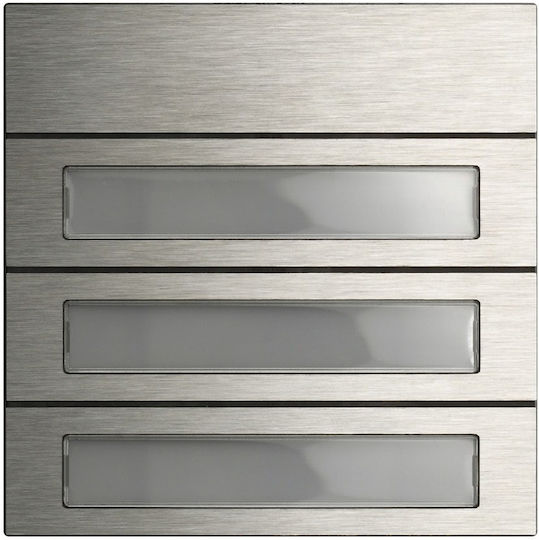 Gira Recessed Wall Switch with Grey Frame