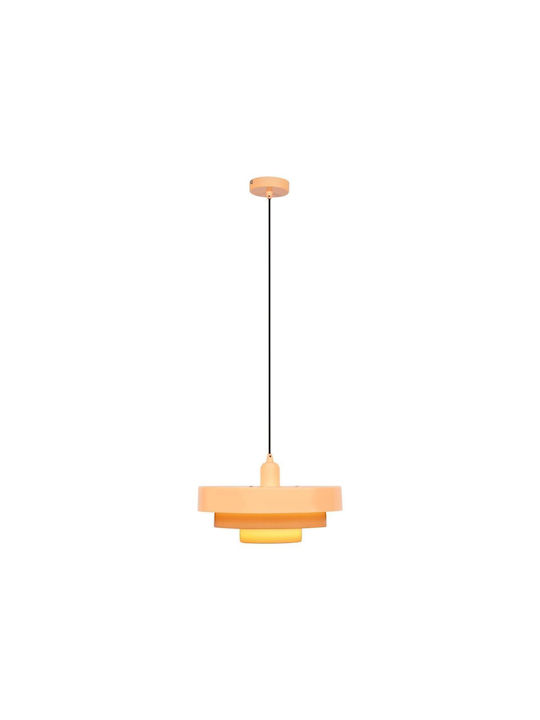 Lucide Lightning Runa Pink Ceiling Light 35x35cm