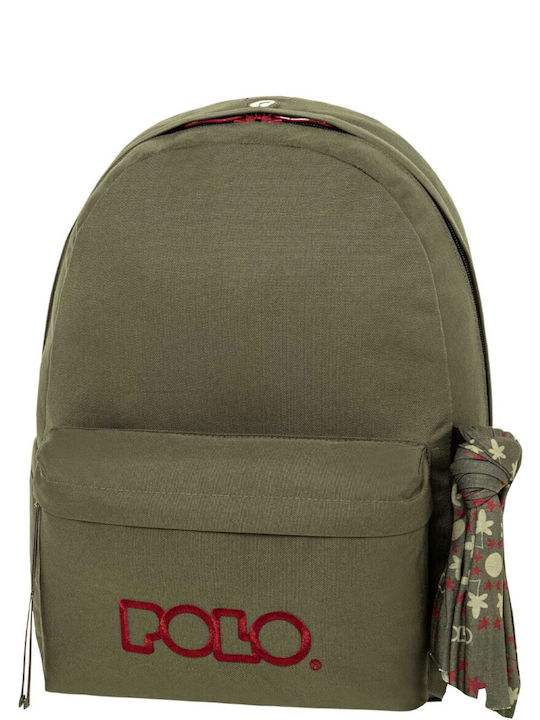 Polo Backpack Original Scarf Khaki Bordeaux 202...