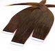 Стикер Удължение в Кестеняв Цвят 60см Hair2heart 2 Бройки