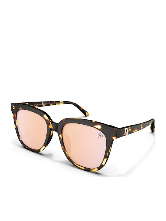 Smith Unisex Γυαλιά Ηλίου με Κίτρινο Σκελετό και Χρυσό Polarized Καθρέφτη Φακό