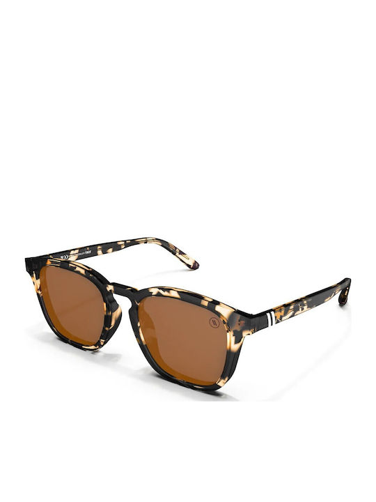 Smith Unisex Sunglasses With Brown Tartaruga Frame And Brown Polarized Lens