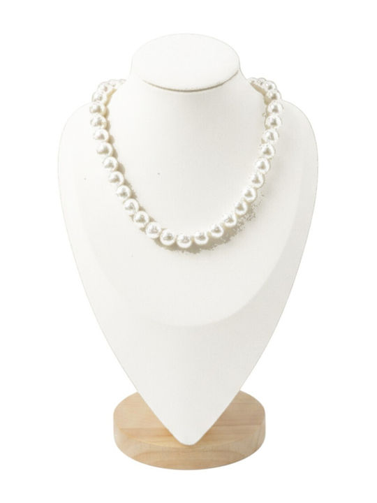 Bag to Bag Necklace With Pearls ZM-XL0004-Silver