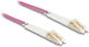 Delock Lwl Kabel Lc Duplex Zu Lc Duplex Multimode Om4 Geknickt 3 m