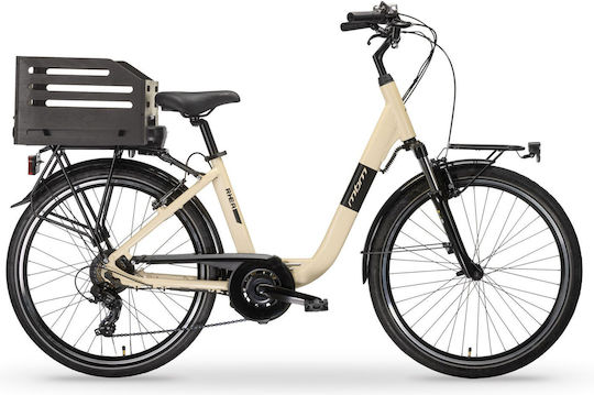 MBM Rhea 26'' 26" Bej Bicicletă Electrică de Oraș