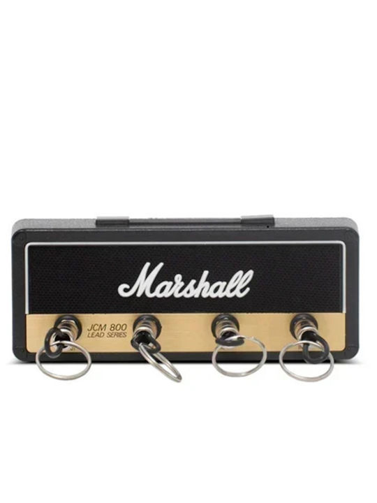 Marshall Guitar Amplifier Key Holder 4 Black Keychains