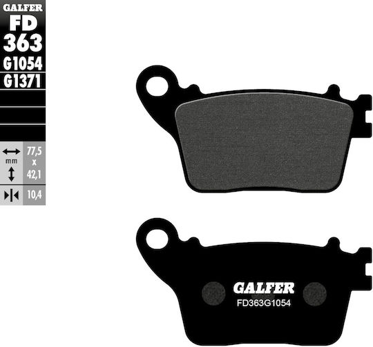 Galfer Kh436 Semi-metallic Rear Brake Pads