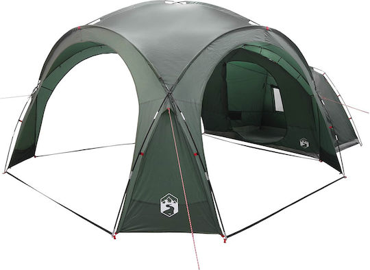 vidaXL Campingzelt Khaki 410x410x250cm