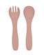 Kikka Boo Baby Set with Fork Platinum with Heat...