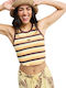 Women's Striped Multi Blouse