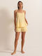 Sofiaman Sofiaman Sommer Damen Schlafanzug Bluse Ana Modal