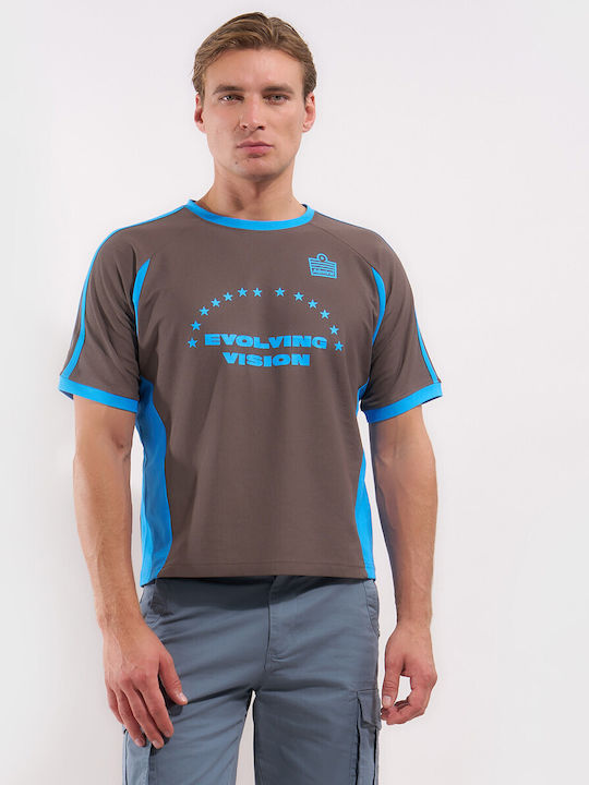 Admiral Αθλητικό T-shirt Καφε