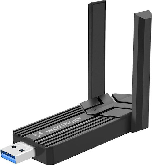 Wozinsky WAX-1800 USB Network Adapter with Wireless Wi-Fi Connection 1800Mbps