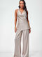 Women's Beige Set with Trousers