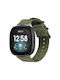 Samsung Galaxy Watch 7 6 5 Fe Xdfind Ring Buckle Nylon Canvas Watch Band Army Green