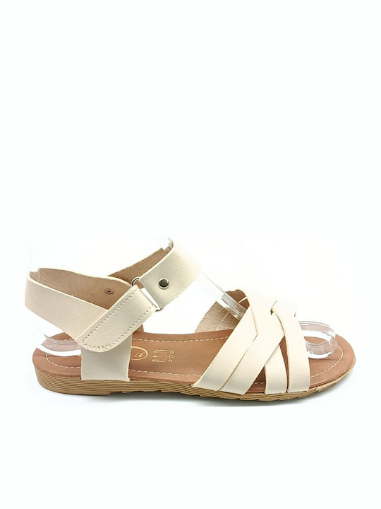 Women's Flat Sandals Beige