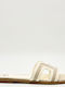 Women's Beige Flat Sandals