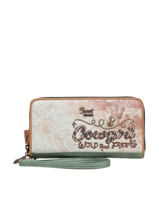 Großes Damenbrieftasche Beige