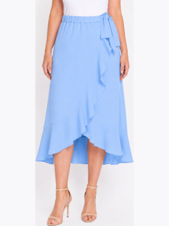Midi Skirt Light Blue SH-17737-26SK-Light Blue