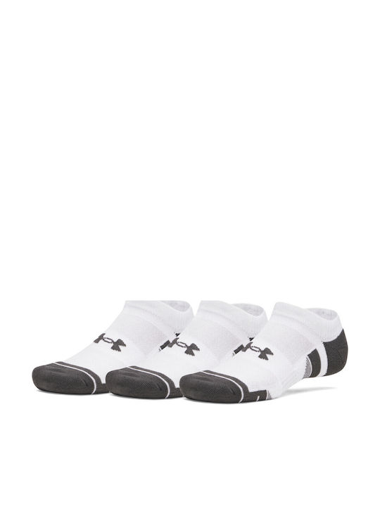 Under Armour Αθλητικές Κάλτσες Λευκές 3 Ζεύγη