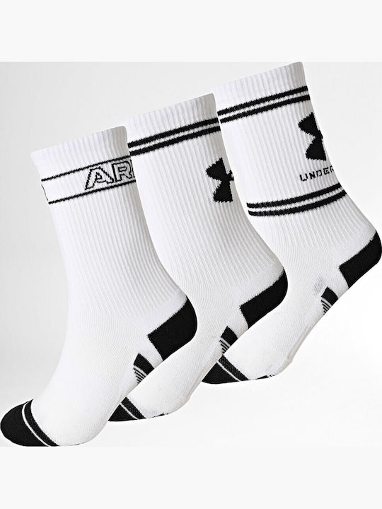 Under Armour Sports Socks White 3 Pairs