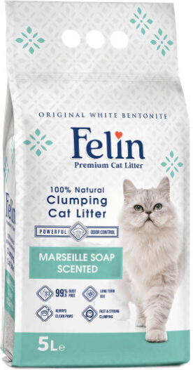 Felin Cat Litter with Marseille Soap Scent 5lt