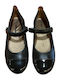 Kids Pumps & Ballerinas With Hoop & Loop Closure Leather Black