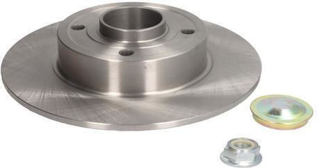 Ferodo Premier Δισκόπλακα Αυτοκινήτου Πίσω Συμπαγής Ø240mm Ddf1571-1