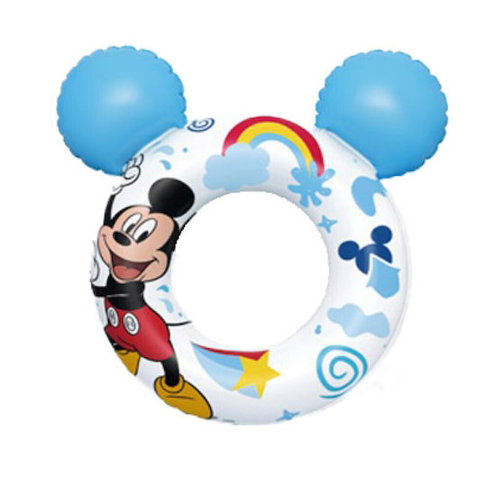 Παιδικό Σωσίβιο Κουλούρα Mickey με Διάμετρο 74εκ. Γαλάζιο