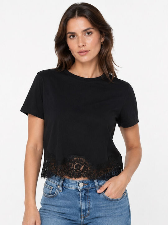 Cavalieri Damenbluse Schwarz