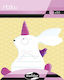 Αυτοκόλλητα Χαρτάκια Post-it Clairefontaine Maildor Modou Unicorn 55x70mm Κουνέλι 50 Φύλλα
