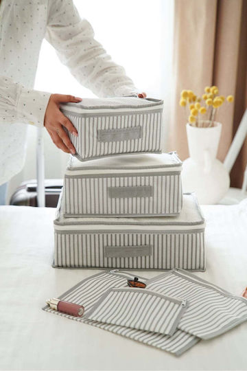 SteweHome Luggage Accessories White 6pcs