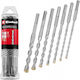Einhell Set 7 Bohrmaschinen mit SDS Plus Bohrer Spitze