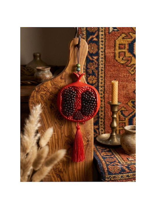 SteweHome Wall Decor Red from Plastic